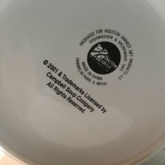 Campbell's Original Soup Mug "1910-1940 " 2001 Licensed by Campbell's Soup Co - Picture 8 of 12